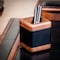 Dacasso Walnut & Leather Pencil Cup AG-8410 - alternate 3